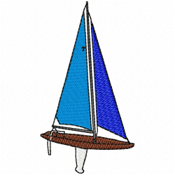 Boats Embroidery Design 3 Boats Embroidery Design 3